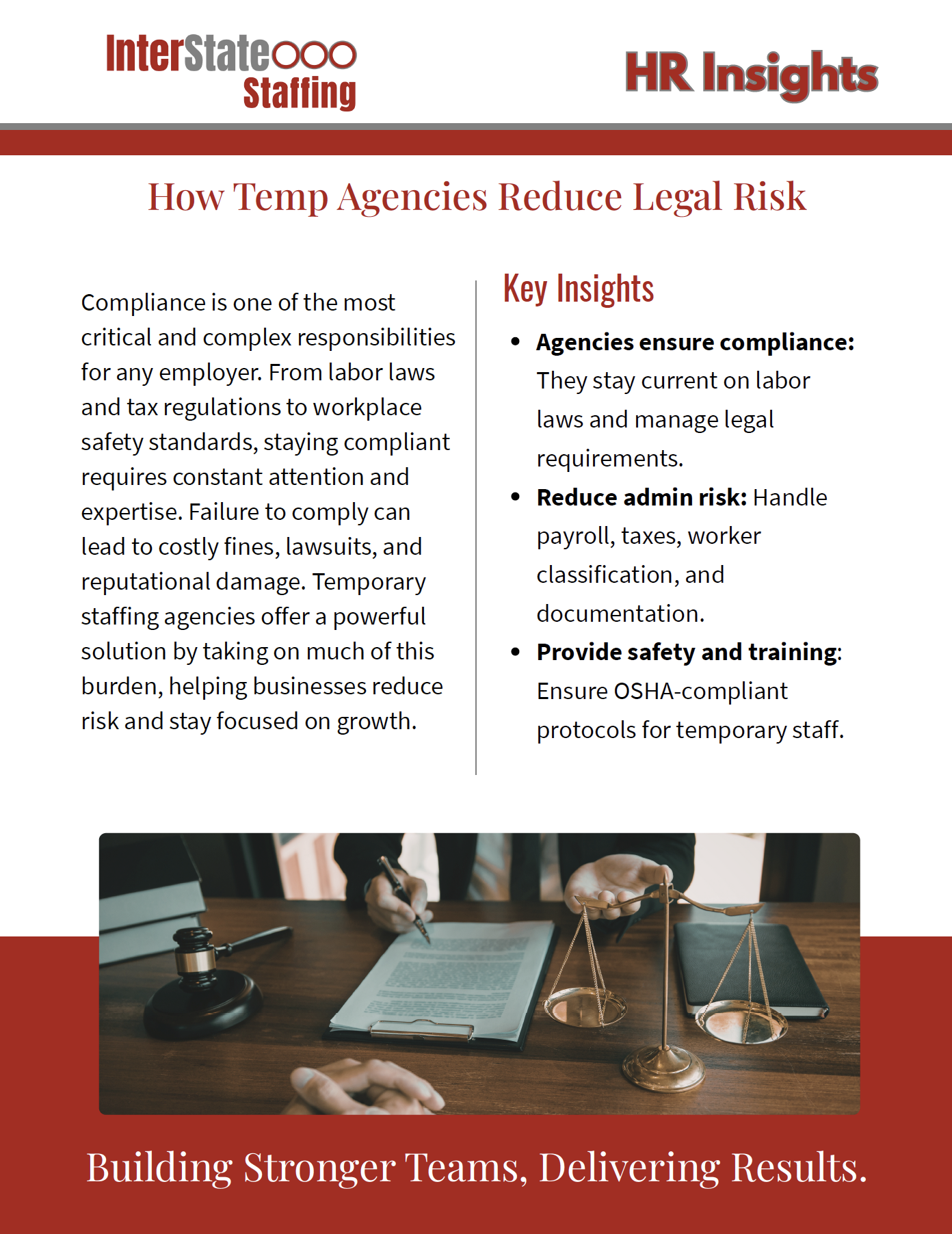Reduce Legal Risk HR Insights Interstate