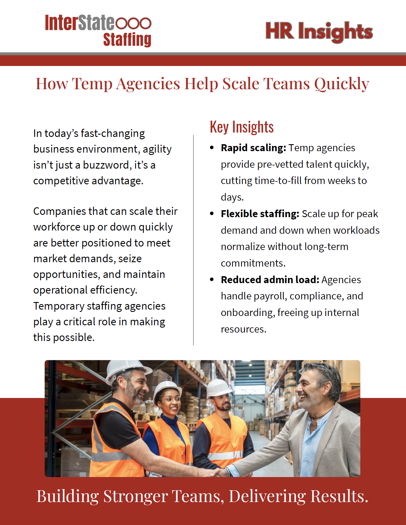 Temp Agencies HR Insights Interstate